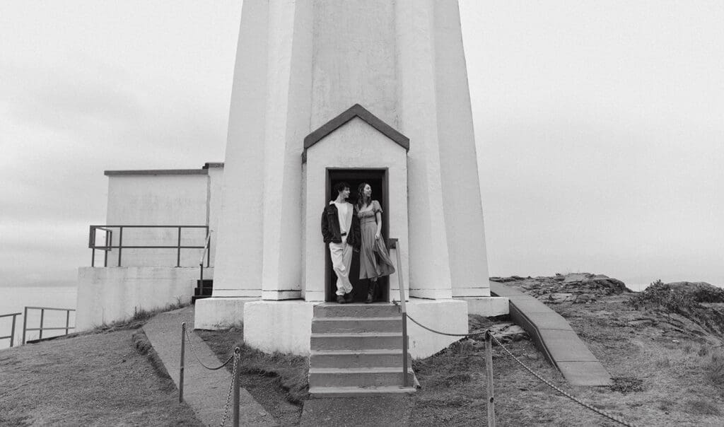 Vancouver Island hidden gem engagement photoshoot location